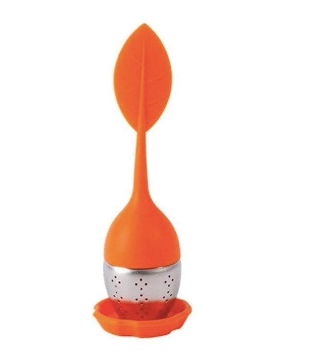 Silicone Leaf and Stainless Steel Tea Infuser