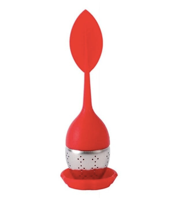 Silicone Leaf and Stainless Steel Tea Infuser
