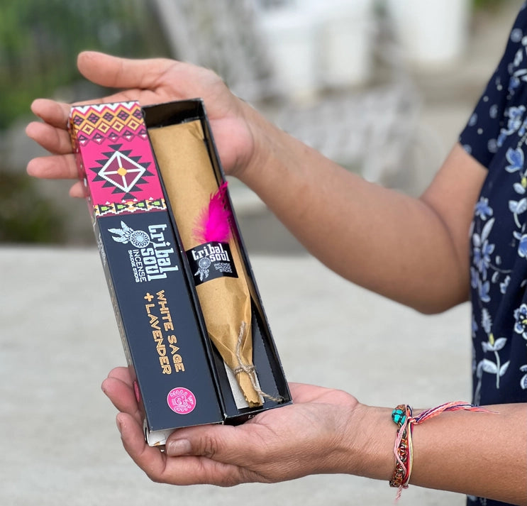 Tribal Soul White Sage + Lavender Incense