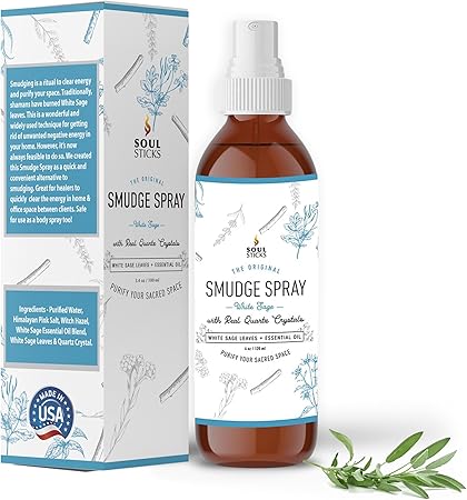 White Sage Soul Sticks Smudge Spray 3.5oz